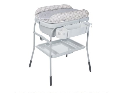 CHICCO Stolík prebaľovací s vaničkou Cuddle & Bubble - Stone (Varianta CHICCO Stolík prebaľovací s vaničkou Cuddle & Bubble - Stone)
