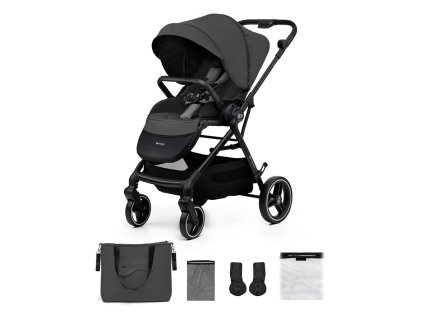 KINDERKRAFT SELECT Kočík športový Yoxi Moonlight Grey (Varianta KINDERKRAFT SELECT Kočík športový Yoxi Moonlight Grey)