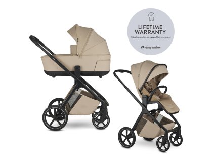 EASYWALKER Kočík kombinovaný Zoey Almond Taupe (Varianta EASYWALKER Kočík kombinovaný Zoey Almond Taupe)
