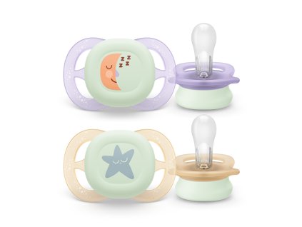 Philips AVENT Cumlík Ultrastart nočný 0-2m dievča 2 ks (Varianta Philips AVENT Cumlík Ultrastart nočný 0-2m dievča 2 ks)