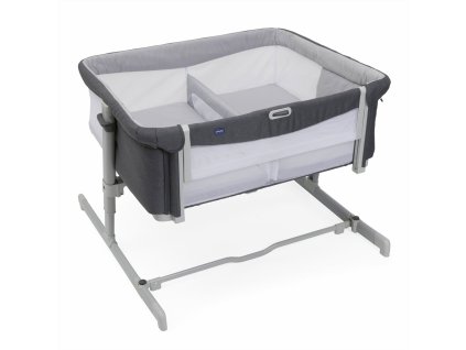 CHICCO Postieľka Next2Me Twins pre dvojičky - Magnet Grey (Varianta CHICCO Postieľka Next2Me Twins pre dvojičky - Magnet Grey)