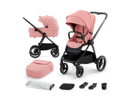 KINDERKRAFT SELECT Kočík kombinovaný Nea 2v1 Ash Pink, Premium (Varianta KINDERKRAFT SELECT Kočík kombinovaný Nea 2v1 Ash Pink, Premium)