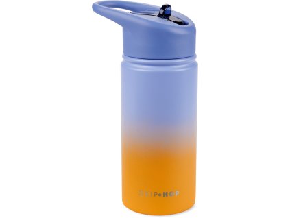 SKIP HOP Fľaša so slamkou nerezová Wander - ombré blue, 450ml (Varianta SKIP HOP Fľaša so slamkou nerezová Wander - ombré blue, 450ml)