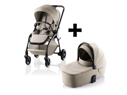BRITAX RÖMER Sada kočíka Rio + hlboká vanička Style (Variáns Teak)