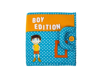 Interaktivní dětská knížka Quiet Book, Boy (Variáns Boy)