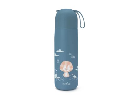 Termoska s silikonovým držákem 400ml, Powder Blue (Variáns Powder Blue)