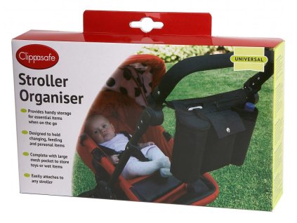 Organizér na kočík, Black, Černá (Variáns Black)