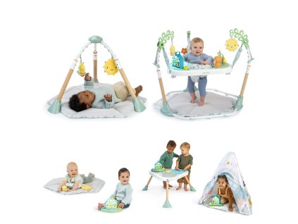 INGENUITY Aktívne centrum 6v1 Tummy to Toes™ Milestones 0m+