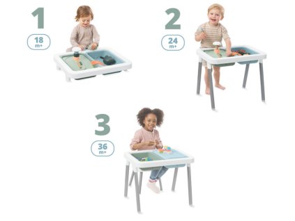 SKIP HOP Stolík senzorický Discoverosity 3v1 18m+ 24 ks