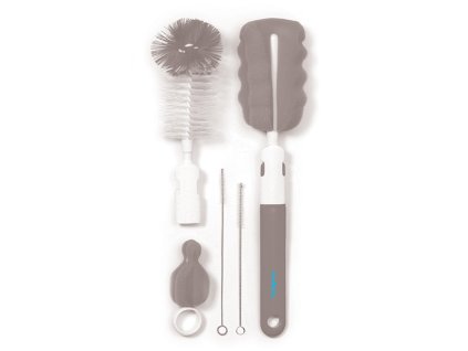 BABYONO Kefka na čistenie s vymeniteľnou rukoväťou šedá (Varianta BABYONO Kefka na čistenie s vymeniteľnou rukoväťou šedá)