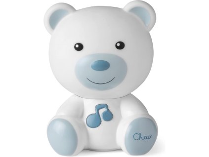 CHICCO Svetielko nočné hudobné Macko modré 0m+ (Varianta CHICCO Svetielko nočné hudobné Macko modré 0m+)