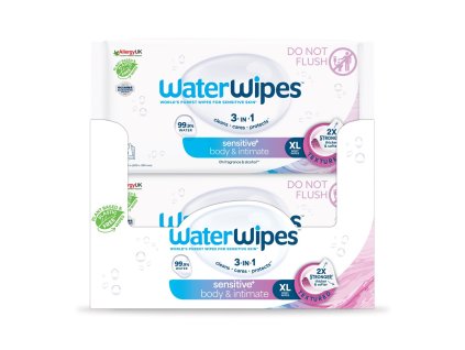 12x WATERWIPES Obrúsky vlhčené Body&Intimate 30 ks (360 ks) (Varianta 12x WATERWIPES Obrúsky vlhčené Body&Intimate 30 ks (360 ks))