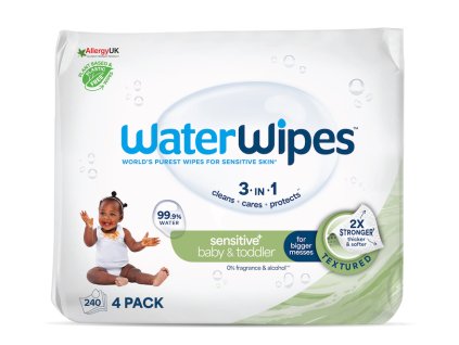 4X WATERWIPES Obrúsky vlhčené Baby&Toddler 3in1 60 ks (240 ks) (Varianta 4X WATERWIPES Obrúsky vlhčené Baby&Toddler 3in1 60 ks (240 ks))