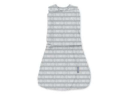 INGENUITY Zavinovačka bavlnená ulitka konvertibilná s voľným rukávom TOG 1 SwaddleMe™ Grey 3m+ (Varianta INGENUITY Zavinovačka bavlnená ulitka konvertibilná s voľným rukávom TOG 1 SwaddleMe™ Grey 3m+)