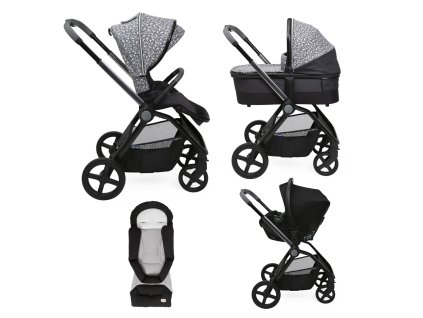 CHICCO Kočík kombinovaný 3v1 Mysa Charming Grey (Varianta CHICCO Kočík kombinovaný 3v1 Mysa Charming Grey)