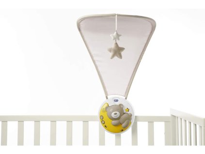 CHICCO Hudobný projektor nad postieľku Next2Moon 3v1 na všetky postieľky vrátane Next2Me, neutral 0m (Varianta CHICCO Hudobný projektor nad postieľku Next2Moon 3v1 na všetky postieľky vrátane Next2Me, neutral 0m)