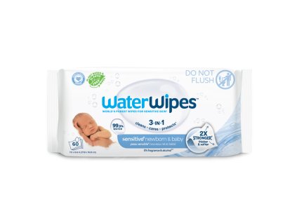 WATERWIPES Obrúsky vlhčené Newborn&Baby 3in1 60 ks (Varianta WATERWIPES Obrúsky vlhčené Newborn&Baby 3in1 60 ks)