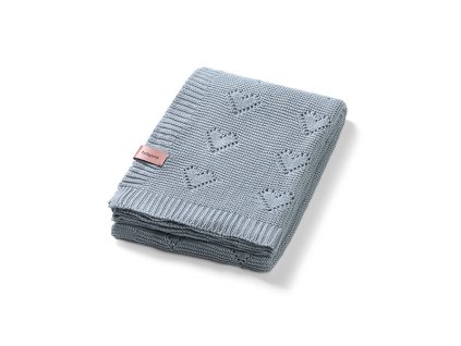 BABYONO Deka pletená bambusová sivá 75x100 cm (Varianta BABYONO Deka pletená bambusová sivá 75x100 cm)