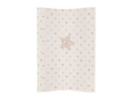 CEBA BABY Podložka prebaľovacia 2-hranná mäkká COSY (50x70) Hviezdy béžová (Varianta CEBA BABY Podložka prebaľovacia 2-hranná mäkká COSY (50x70) Hviezdy béžová)