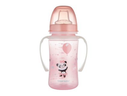 CANPOL BABIES Tréningový hrnček Exotic Animals 240 ml RUŽOVÝ (Varianta CANPOL BABIES Tréningový hrnček Exotic Animals 240 ml RUŽOVÝ)