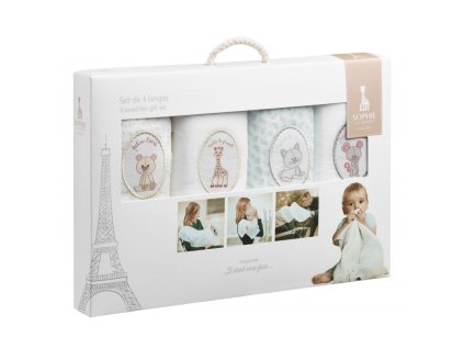 vulli set plenek zirafa sophie 4ks 70x70cm