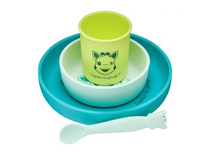 vulli silikonovy jidelni set zirafa sophie