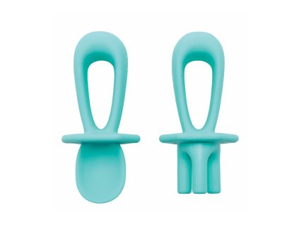 tiny twinkle trenovaci lzicka a vidlicka mint