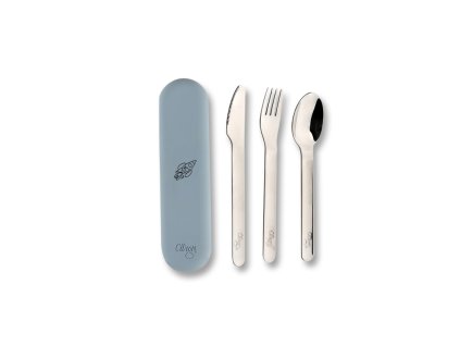 citron set priboru se silikonovym pouzdrem dusty blue spaceship