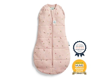 ERGOPOUCH Zavinovačka a vak na spanie 2v1 Cocoon Daisies 0-3 m, 3-6 kg, 2,5 tog (Varianta ERGOPOUCH Zavinovačka a vak na spanie 2v1 Cocoon Daisies 0-3 m, 3-6 kg, 2,5 tog)
