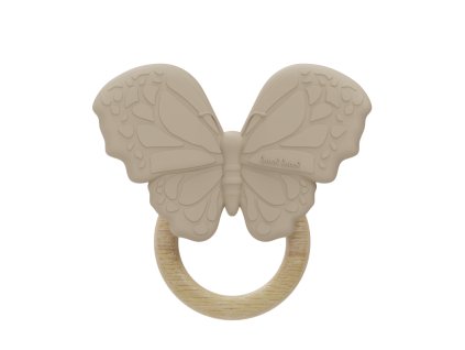 label label kousatko silikon butterfly nougat