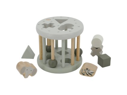 label label ovalna vkladacka tvaru olive green