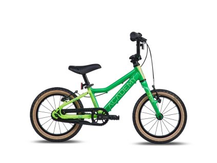 ACADEMY Detský bicykel Grade 2 Edition FUNtasy - 14" 2025, Zelená/Ružová/Modrá