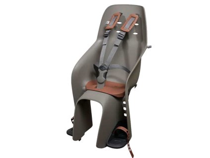 Urban Iki Zadná sedačka na bicykel U-me Easyfix Suzume Šedá/Kuriiro Hnedá, Čierna/Sivá/Hnedá/Béžová