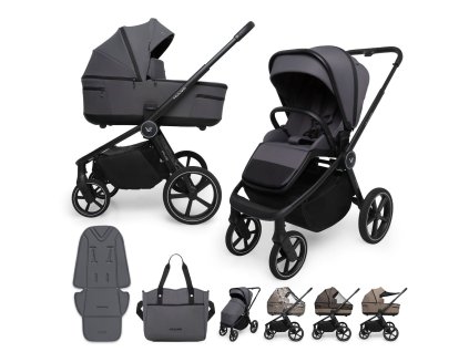 MUUVO Kočík kombinovaný Five 2v1 Iron Graphite (Varianta MUUVO Kočík kombinovaný Five 2v1 Iron Graphite)