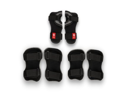 QPLAY Chrániče detské Black, vel. S, vek 3-5 rokov (Varianta QPLAY Chrániče detské Black, vel. S, vek 3-5 rokov)