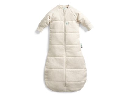 ERGOPOUCH Vak na spanie s rukávmi organická bavlna Jersey Oatmeal Marle 3-12 m, 6-10 kg, 3,5 tog (Varianta ERGOPOUCH Vak na spanie s rukávmi organická bavlna Jersey Oatmeal Marle 3-12 m, 6-10 kg, 3,5 tog)