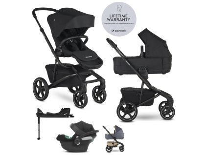 EASYWALKER SET Kočík 4v1 Jimmey Pepper Black LITE RWS + CYBEX Aton B2 i-Size + základňa (Varianta EASYWALKER SET Kočík 4v1 Jimmey Pepper Black LITE RWS + CYBEX Aton B2 i-Size + základňa)