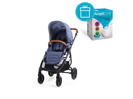 VALCO BABY Kočík športový Trend 4 Ultra Denim + kôš na plienky Angelcare (Varianta VALCO BABY Kočík športový Trend 4 Ultra Denim + kôš na plienky Angelcare)