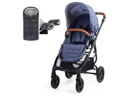 VALCO BABY Kočík športový Trend 4 Ultra Denim + fusak a rukávnik/rukavice Jasie GRY (Varianta VALCO BABY Kočík športový Trend 4 Ultra Denim + fusak a rukávnik/rukavice Jasie GRY)