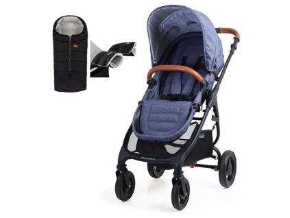 VALCO BABY Kočík športový Trend 4 Ultra Denim + fusak a rukávnik/rukavice Jasie BLK (Varianta VALCO BABY Kočík športový Trend 4 Ultra Denim + fusak a rukávnik/rukavice Jasie BLK)