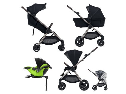 ANEX Kočík kombinovaný IQ Smoky premium + KIDDY Evoluna i-size 2 + základňa (Varianta ANEX Kočík kombinovaný IQ Smoky premium + KIDDY Evoluna i-size 2 + základňa)