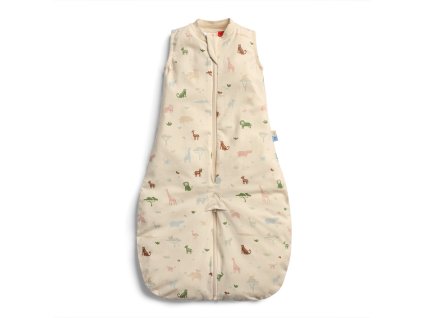 ERGOPOUCH Vak a overal na spanie 2v1 organická bavlna Suit Savannah 8-24 m, 8-14 kg, 0,2 tog