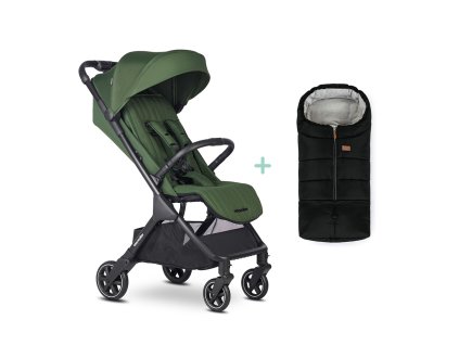 EASYWALKER Kočík športový Jackey Deep Green + PETITE&MARS fusak Jibot ZADARMO (Varianta EASYWALKER Kočík športový Jackey Deep Green + PETITE&MARS fusak Jibot ZADARMO)