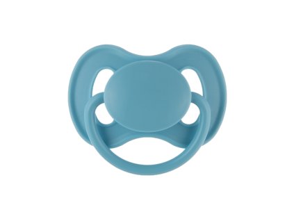 CANPOL BABIES Cumlík kaučukový s okrúhlou špičkou Nude 6-18m modrý (Varianta CANPOL BABIES Cumlík kaučukový s okrúhlou špičkou Nude 6-18m modrý)