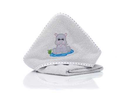 16650 fillikid osuska s kapuci hippo grey 75x75 cm babystar cz