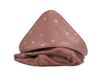 19849 2 1032 42 kaputzenbadetuch 75x75cm pusteblume ros