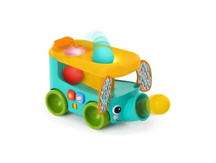 BRIGHT STARTS Autíčko vkladacie s loptičkami Pop & Roll Safari Bus™ 6m+