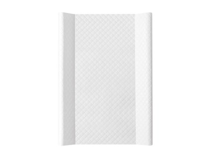 CEBA BABY Podložka prebaľovacia 2-hranná s pevnou doskou (50x70) Comfort Caro Biela (Varianta CEBA BABY Podložka prebaľovacia 2-hranná s pevnou doskou (50x70) Comfort Caro Biela)