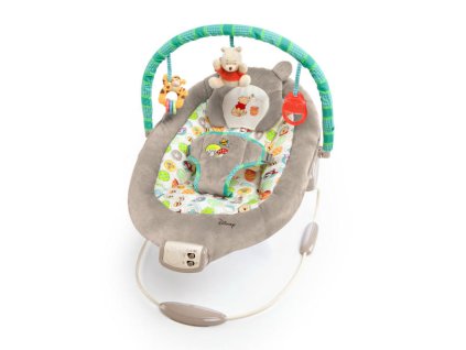 BRIGHT STARTS Lehátko vibrujúce s melódiou Winnie the Pooh Dots & Hunny 0 m+, do 9 kg
