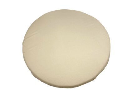 MIMIKO Plachta napínacia na okrúhly matrac Béžová 100 cm x 100 cm (Varianta MIMIKO Plachta napínacia na okrúhly matrac Béžová 100 cm x 100 cm)